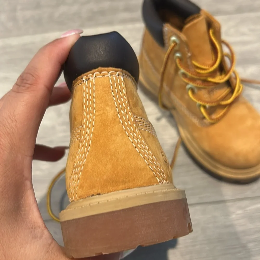Timberland Kids Brown Leather Boots